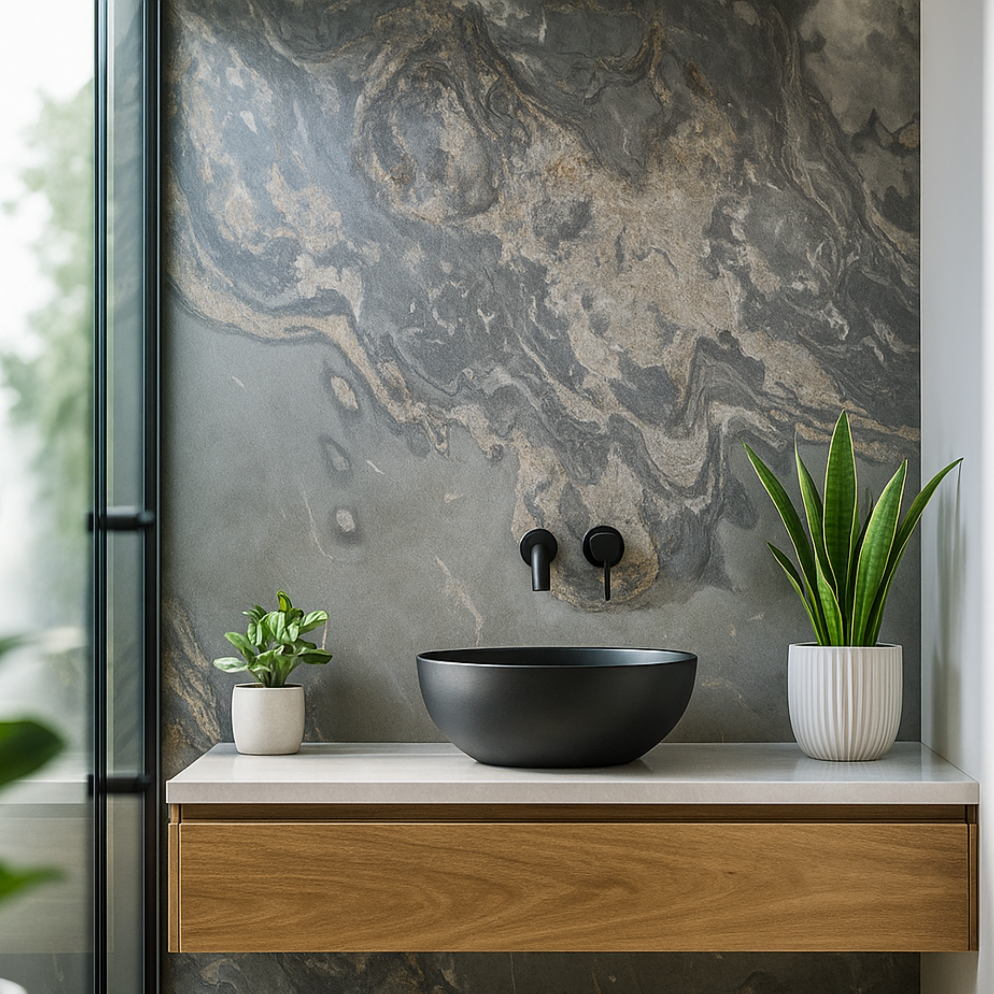 VeloStone™ Autumn Rustic Flexible Natural Stone Wall Panel - 114" X 48" (38Ft²)