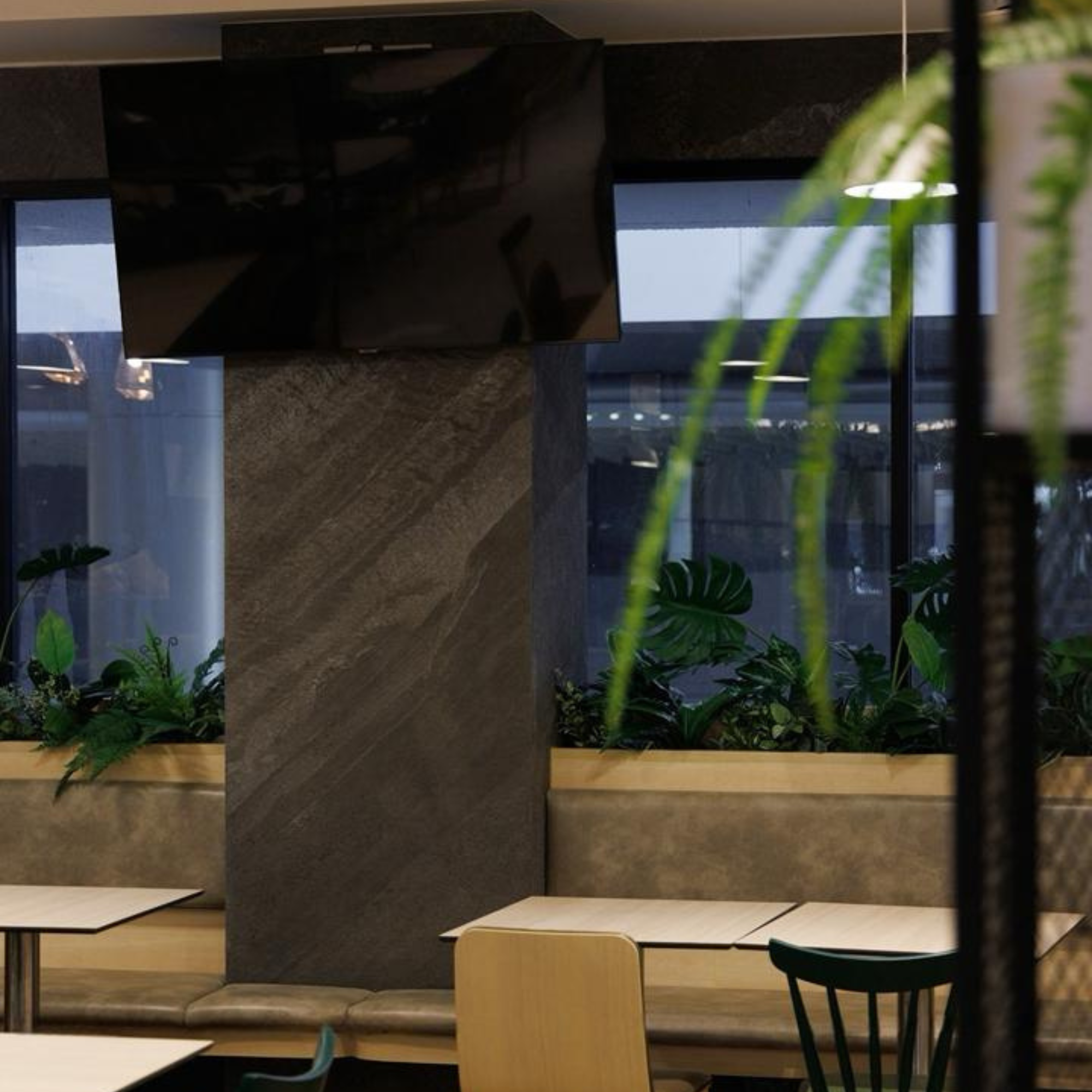 VeloStone™ Line Black Flexible Natural Stone Wall Panel - 114" X 48" (38Ft²)